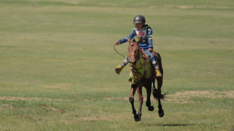 Horse racing in Mongolia